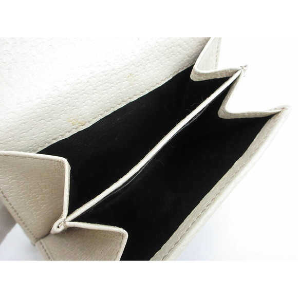 Gucci GG Double Hook Wallet Beige Canvas Leather - Picture 12 of 12